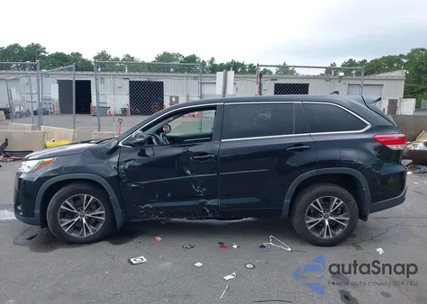 2018 Toyota Highlander Le Plus from USA, damaged, VIN 5TDBZRFH8JS897020
